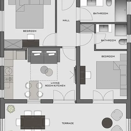 Mediterraneo Garden Apartments Petrcane Exterior foto